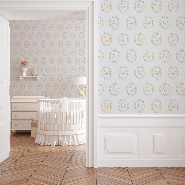 Peel & Stick Wallpaper, Blue - Wallpaper - 2