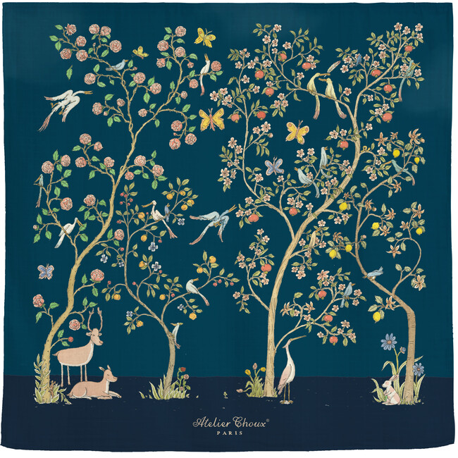 Swaddle & Bib Gift Set, Bloom Midnight - Mixed Gift Set - 2