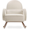 Compass Rocker, Ivory Boucle - Nursery Chairs - 1 - thumbnail