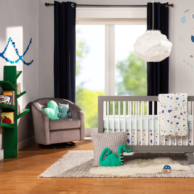 Madison Swivel Glider, Slate - Nursery Chairs - 2