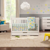 Mercer 3-in-1 Convertible Crib with Toddler Bed Conversion Kit, White - Cribs - 2