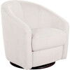 Madison Swivel Glider, Ecru - Nursery Chairs - 3