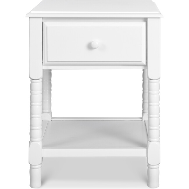Jenny Lind Spindle Nightstand, White