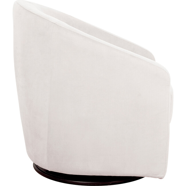 Madison Swivel Glider, Ecru - Nursery Chairs - 4
