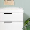 Modo 3-Drawer Changer Dresser with Removable Changing Tray, White - Dressers - 4