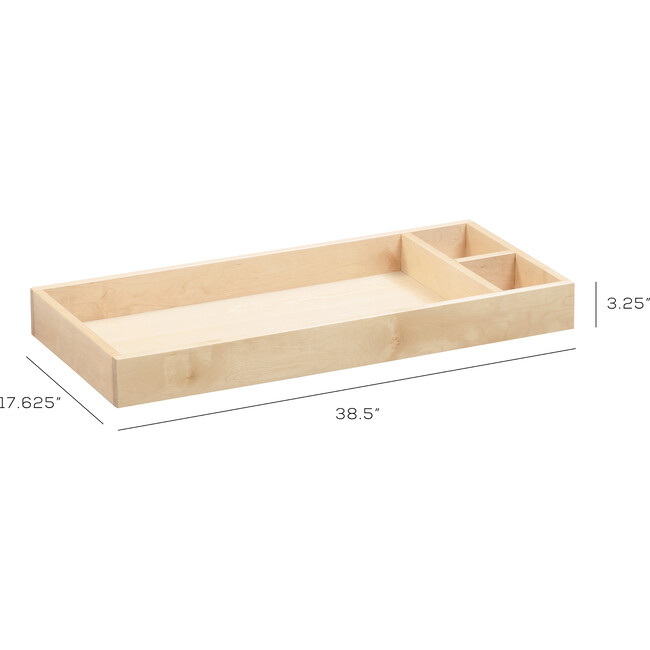 Removable Changer Tray for Nifty, Birch - Dressers - 4