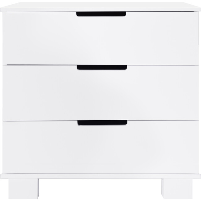 Modo 3-Drawer Changer Dresser with Removable Changing Tray, White/Washed Natural - Dressers - 6