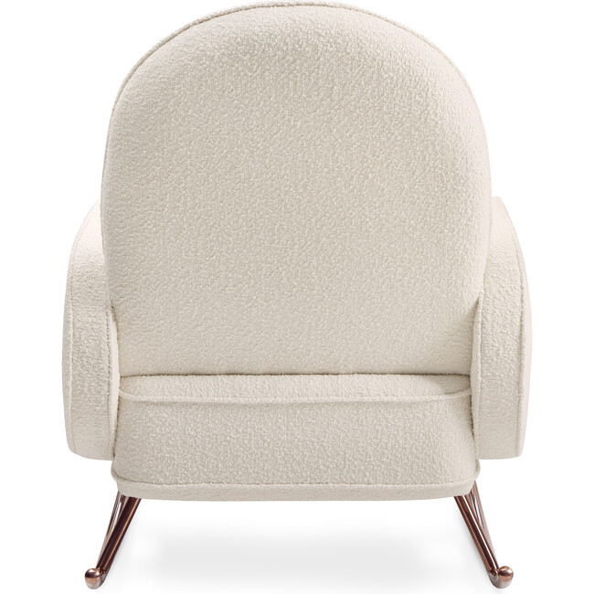 Compass Rocker, Ivory Boucle - Nursery Chairs - 4