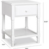 Jenny Lind Spindle Nightstand, White - Nightstands - 7 - thumbnail