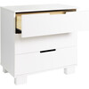 Modo 3-Drawer Changer Dresser with Removable Changing Tray, White/Washed Natural - Dressers - 7