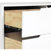 Hudson 6-Drawer Assembled Double Dresser, White - Dressers - 4