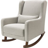 Kai Rocker, Grey Performance Eco-Twill - Nursery Chairs - 1 - thumbnail