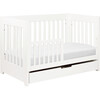 Mercer 3-in-1 Convertible Crib with Toddler Bed Conversion Kit, White - Cribs - 6