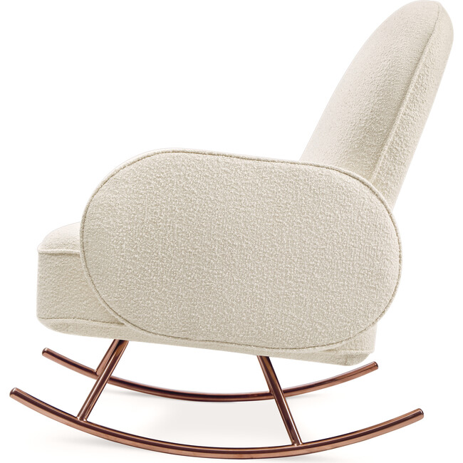 Compass Rocker, Ivory Boucle - Nursery Chairs - 8