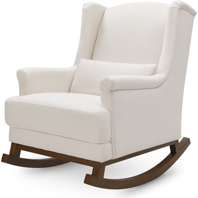 Miranda Wingback Rocker, Performance Cream Eco-Weave - Nursery Chairs - 5