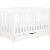 Mercer 3-in-1 Convertible Crib with Toddler Bed Conversion Kit, White - Cribs - 9