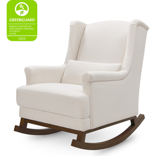 Miranda Wingback Rocker, Performance Cream Eco-Weave - Nursery Chairs - 6