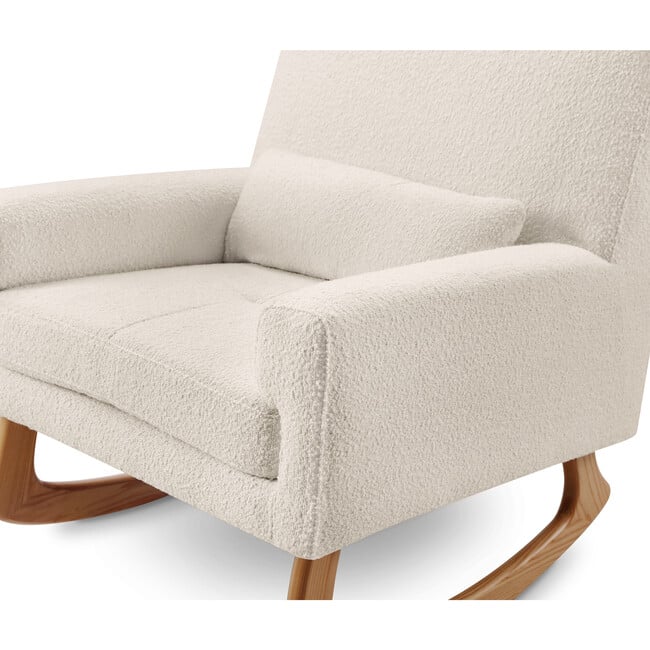 Sleepytime Rocker, Ivory Boucle - Nursery Chairs - 4