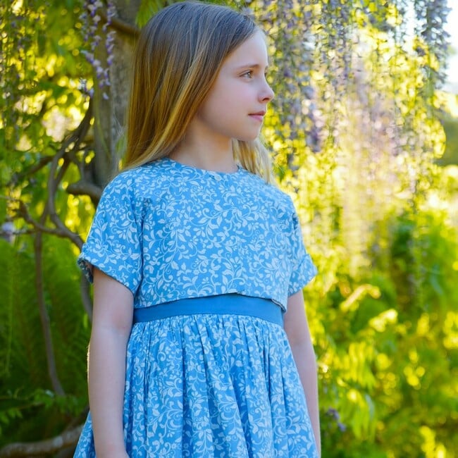 Bloomsbury Celebration Dress & Bolero Set, Periwinkle Blue - Dresses - 6