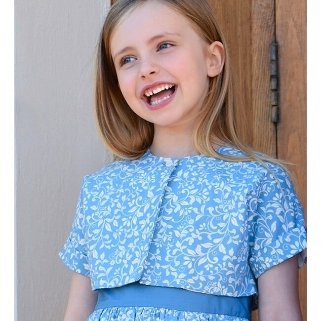 Bloomsbury Celebration Dress & Bolero Set, Periwinkle Blue - Dresses - 8