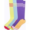 Knee-High Compression Socks – 3-Pack Varsity, Mixed - Socks - 1 - thumbnail