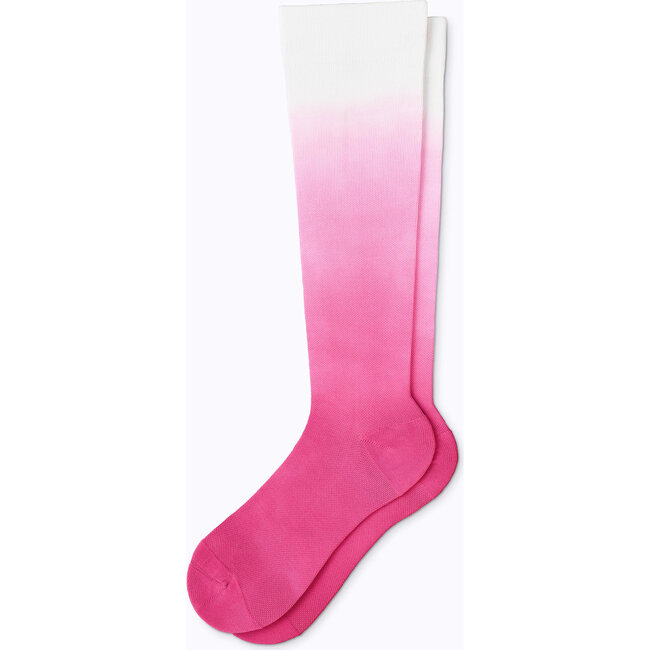 Knee-high Compression Socks, Berry Ombre - Socks - 1