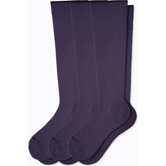 Knee-High Compression Socks – 3-Pack Solids, Navy