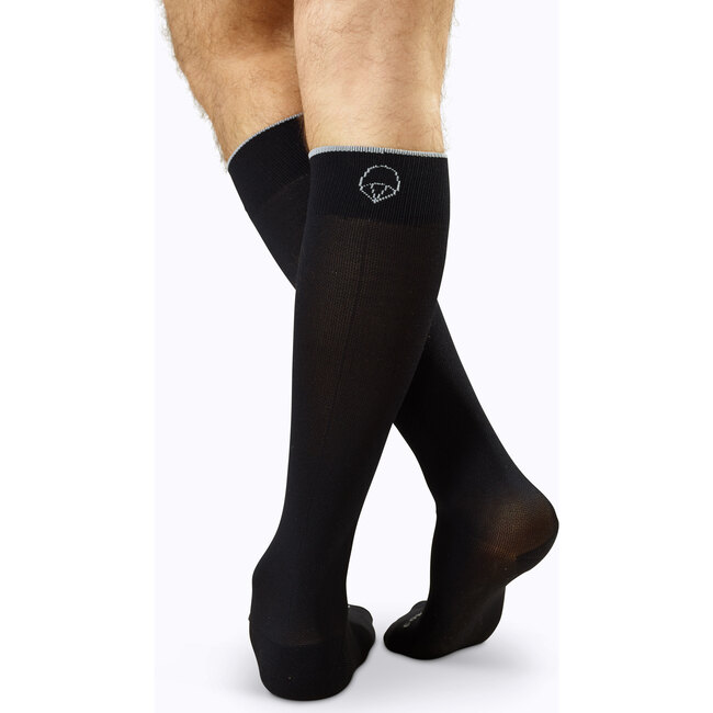 Knee-High Compression Socks – 3-Pack Solids, Black