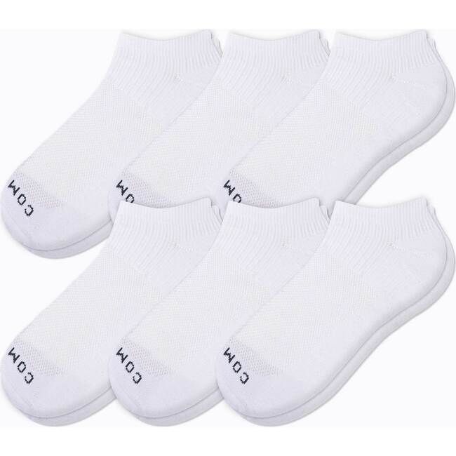 Ankle Compression Socks – 6-Pack, White