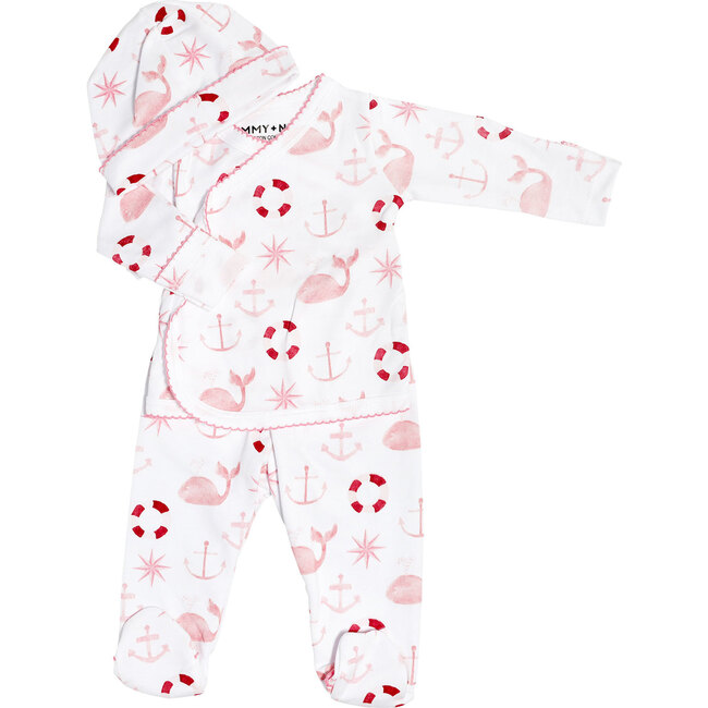 Nautical Take Me Home Set, Pink - Mixed Apparel Set - 1