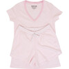 Pink Stripe Women's Pima Pajama Set - Pajamas - 1 - thumbnail