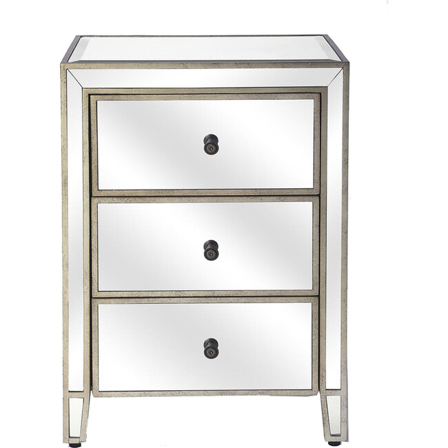 Cali Mirrored Drawer Chest - Dressers - 1