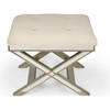 Marlo Mirrored Vanity Stool - Accent Seating - 2