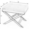 Marlo Mirrored Vanity Stool - Accent Seating - 7