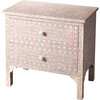 Vivienne Inlay Accent Chest, Pink & Bone - Dressers - 1 - thumbnail