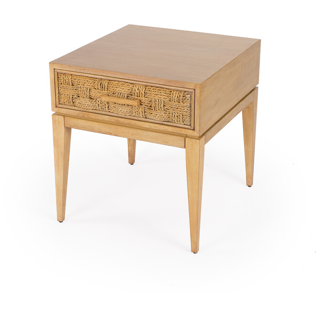 Faddei Light Wood End Table - Accent Tables - 1