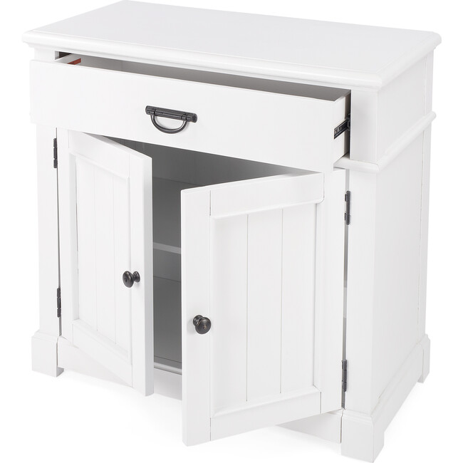 Alek Solid Wood Storange Chest, White - Dressers - 3