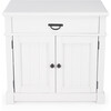 Alek Solid Wood Storange Chest, White - Dressers - 4