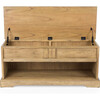 Efrem Wood Storage Bench, Natural - Accent Seating - 6
