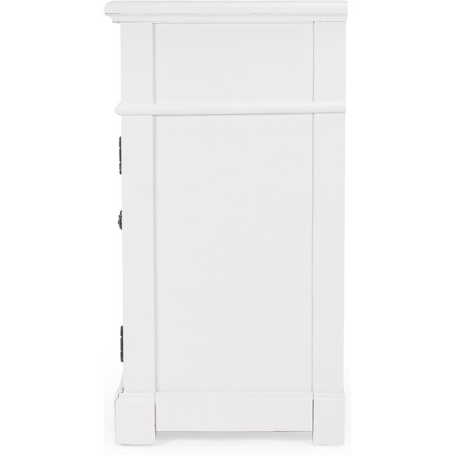 Alek Solid Wood Storange Chest, White - Dressers - 6