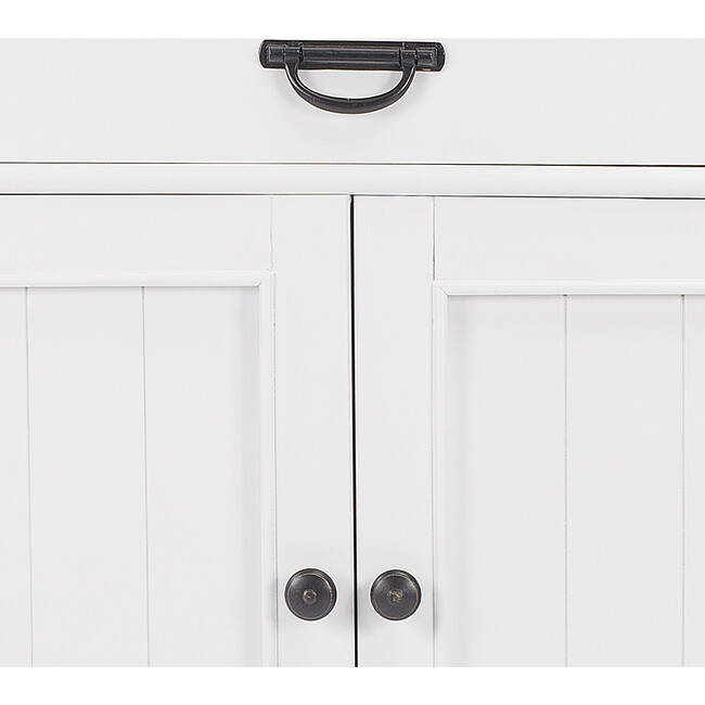 Alek Solid Wood Storange Chest, White - Dressers - 8