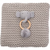 Organic Cotton Comfy Knit Baby Gift Set, Gray - Blankets - 1 - thumbnail