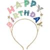 Happy Birthday Glitter Headband - Party Accessories - 1 - thumbnail