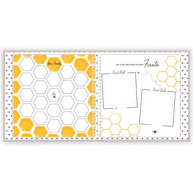 Honey Bee Luxury Memory Baby Book - Books - 6