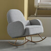 Compass Rocker, Light Grey/Rose Gold - Nursery Chairs - 2