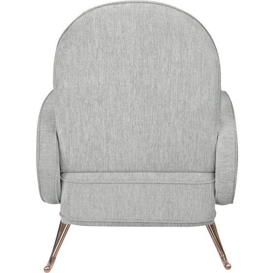 Compass Rocker, Light Grey/Rose Gold - Nursery Chairs - 4