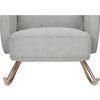 Compass Rocker, Light Grey/Rose Gold - Nursery Chairs - 5