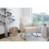 Compass Rocker, Oatmeal/Rose Gold - Nursery Chairs - 2