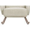 Compass Rocker, Oatmeal/Rose Gold - Nursery Chairs - 5
