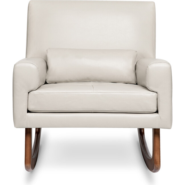 Sleepytime Rocker, Taupe Leather - Nursery Chairs - 4